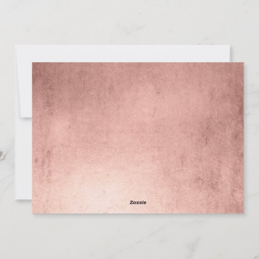 メリークリスマス | 3つのフォトネイビーとバラ金ゴールド シーズンカード (裏面)