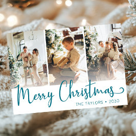 メリークリスマス 3枚の写真 シーズンカード