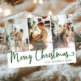 メリークリスマス 3枚の写真 シーズンカード