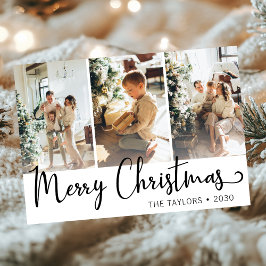 メリークリスマス 3枚の写真 シーズンカード