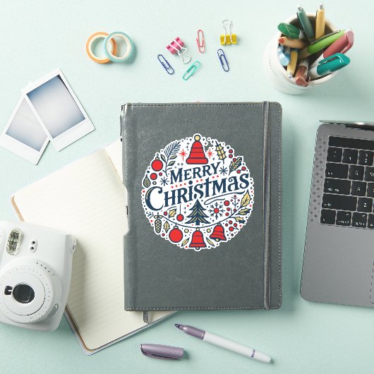 メリークリスマス 3 シール (iPadカバー)