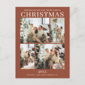 メリークリスマス 5枚の写真 シーズンポストカード (正面)