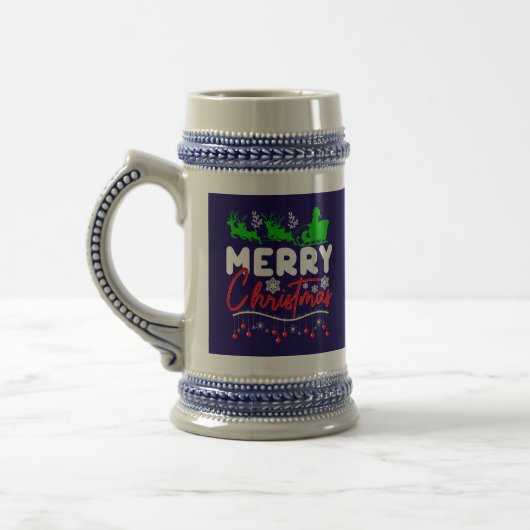 メリークリスマス–60842 ビールジョッキ (左)