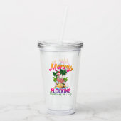 メリークリスマス | 7月のクリスマス アクリルタンブラー (裏面)