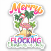 メリークリスマス | 7月のクリスマス シール (正面)