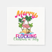 メリークリスマス | 7月のクリスマス スタンダードカクテルナプキン (正面)