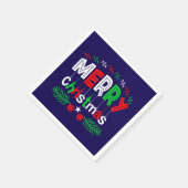 メリークリスマス–85923 スタンダードカクテルナプキン (角)