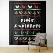 メリークリスマス – ASLアメリカ手話I タペストリー (インサイチュ)