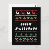 メリークリスマス – ASLアメリカ手話I ポストカード (正面/裏面)