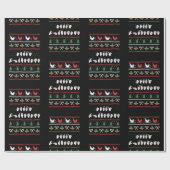 メリークリスマス – ASLアメリカ手話I ラッピングペーパー (フラット)