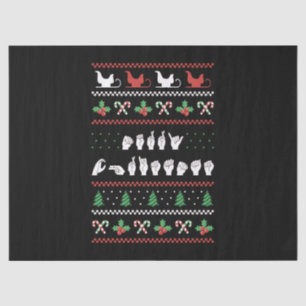 メリークリスマス – ASLアメリカ手話I 薄葉紙
