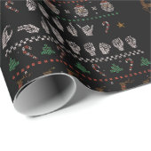 メリークリスマス – ASLアメリカ手話II ラッピングペーパー (ロールコーナー)