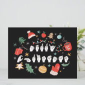 メリークリスマス – ASLアメリカ手話III シーズンカード (スタンド正面)