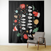 メリークリスマス – ASLアメリカ手話III タペストリー (インサイチュ)