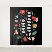 メリークリスマス – ASLアメリカ手話III タペストリー (正面)