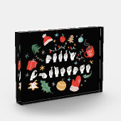 メリークリスマス – ASLアメリカ手話III フォトブロック (左)