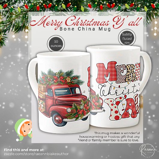 メリークリスマス Bone China マグカップ