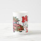 メリークリスマス Bone China マグカップ (正面)