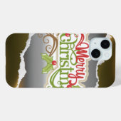 メリークリスマス Case-Mate iPhoneケース (裏面 (横))