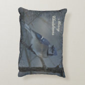 メリークリスマス – Eastern Blue Jay アクセントクッション (裏面(縦))