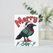 メリークリスマス、F-Caw-F チキン 2025 シーズンポストカード (スタンド正面)