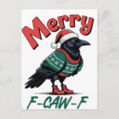 メリークリスマス、F-Caw-F チキン 2025 シーズンポストカード (正面)