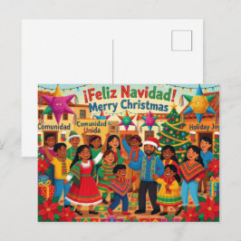 メリークリスマス Feliz Navidad ポストカード