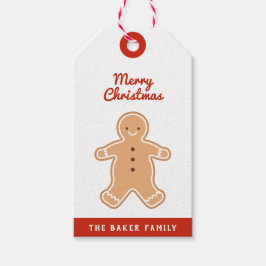 メリークリスマス | Gingerbread Cookieのギフトラベル ギフトタグ