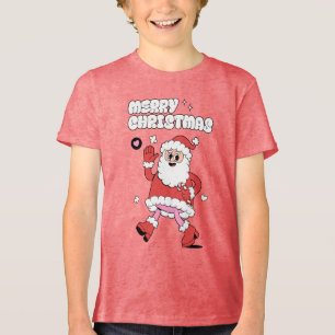 メリークリスマス – Groovy Santa Strut トライブレンドTシャツ