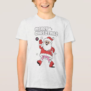 メリークリスマス – Groovy Santa Strut トライブレンドTシャツ