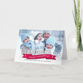 メリークリスマス.Happy Everythingのカスタム写真 シーズンカード
