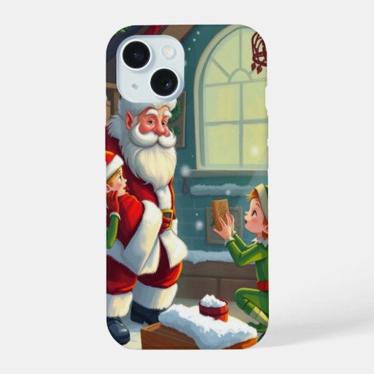 メリークリスマス iPhone 15ケース (裏面)
