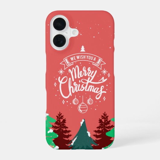 メリークリスマス iPhone 16ケース (裏面)