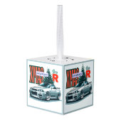 メリークリスマス – (JDM Legends) キューブオーナメント (裏面アングル)