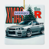 メリークリスマス – (JDM Legends) セラミックオーナメント (裏面)