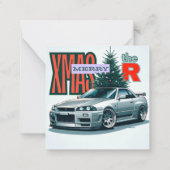 メリークリスマス – (JDM Legends) ノートカード (裏面)