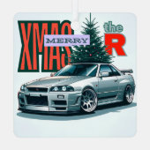 メリークリスマス – (JDM Legends) メタルオーナメント (裏面)