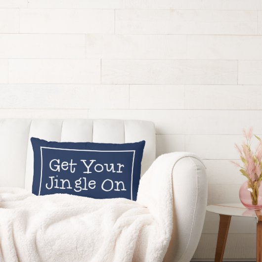 メリークリスマス | Jingleをオンにする ランバークッション (ソファ)