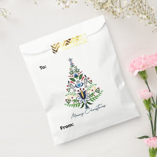 メリークリスマス – Kashubian素晴らしクリスマスツリー フェイバーバッグ (封をした状態)