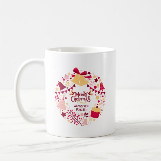 メリークリスマス - MerryChirstmas_232 コーヒーマグカップ (左)