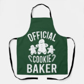 メリークリスマス | Official Cookie Baker エプロン (正面)