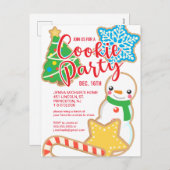 メリークリスマス | Santa Claus Cookie Exchange シーズンポストカード (正面/裏面)