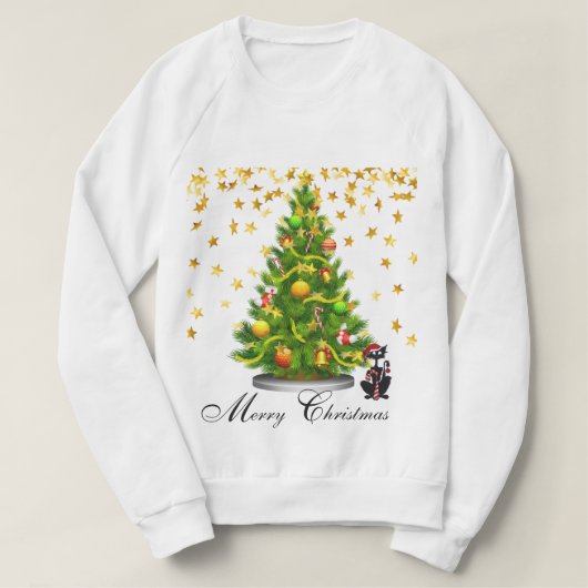 "メリークリスマス" Tシャツ (デザイン正面)