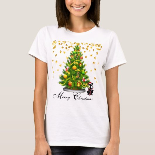 "メリークリスマス" Tシャツ (正面)