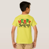 メリークリスマス Tシャツ (裏面フル)