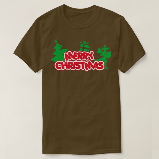 メリークリスマス Tシャツ (デザイン正面)
