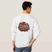 メリークリスマス Tシャツ (裏面フル)