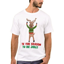 メリークリスマス Tシャツ ‘Tis The Season To Be Jolly