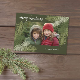 メリークリスマス – Whimsica Branches モダンPhoto シーズンカード