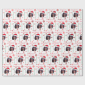 メリークリスマスCKCSサンタラッピング紙 ラッピングペーパー (フラット)